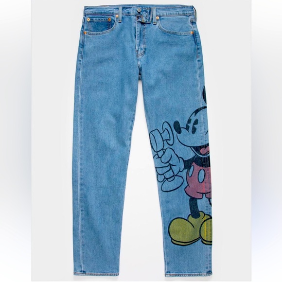 Levi's Other - Disney Levi's Premium men’s 502 Taper Mickey Mouse Jeans Stretch W 40 L 30